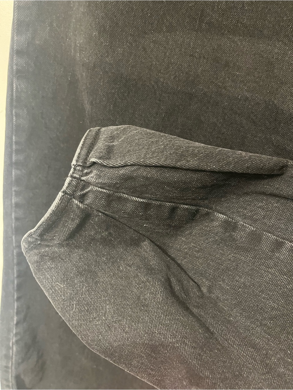 Tibi Black Brancusi Denim Trousers - Picture 3 of 4